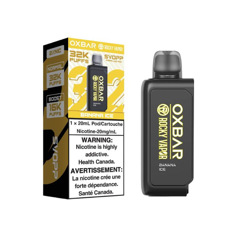 Svopp Rocky Vapor Oxbar - Banana Ice Closed Pod product image at All Star Vape