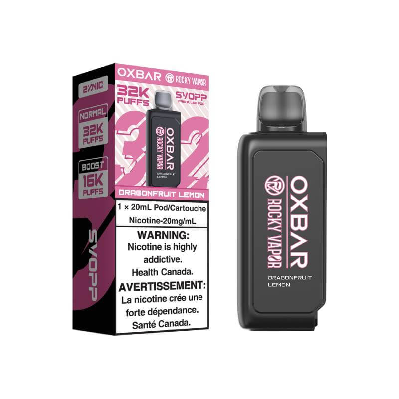 Svopp Rocky Vapor Oxbar - Dragonfruit Lemon Closed Pod product image at All Star Vape