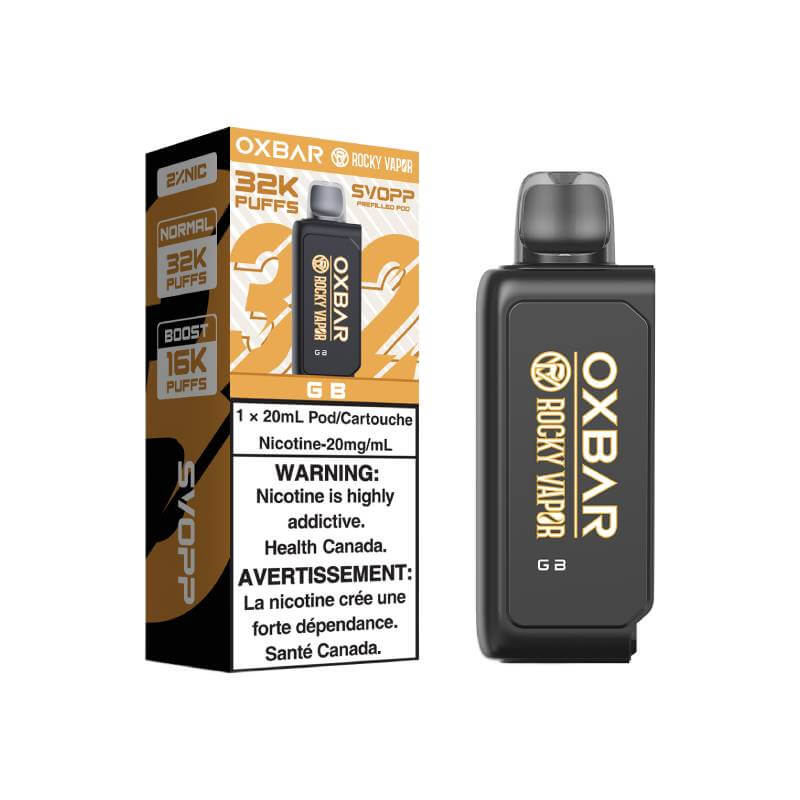Svopp Rocky Vapor Oxbar - GB Closed Pod product image at All Star Vape
