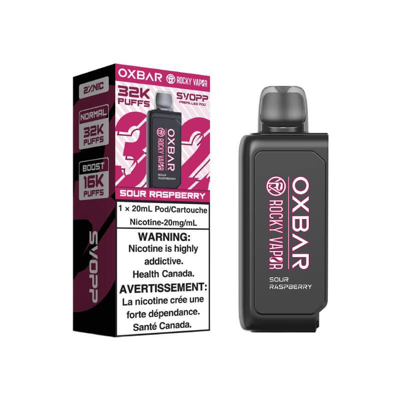 Svopp Rocky Vapor Oxbar - Sour Raspberry Closed Pod product image at All Star Vape
