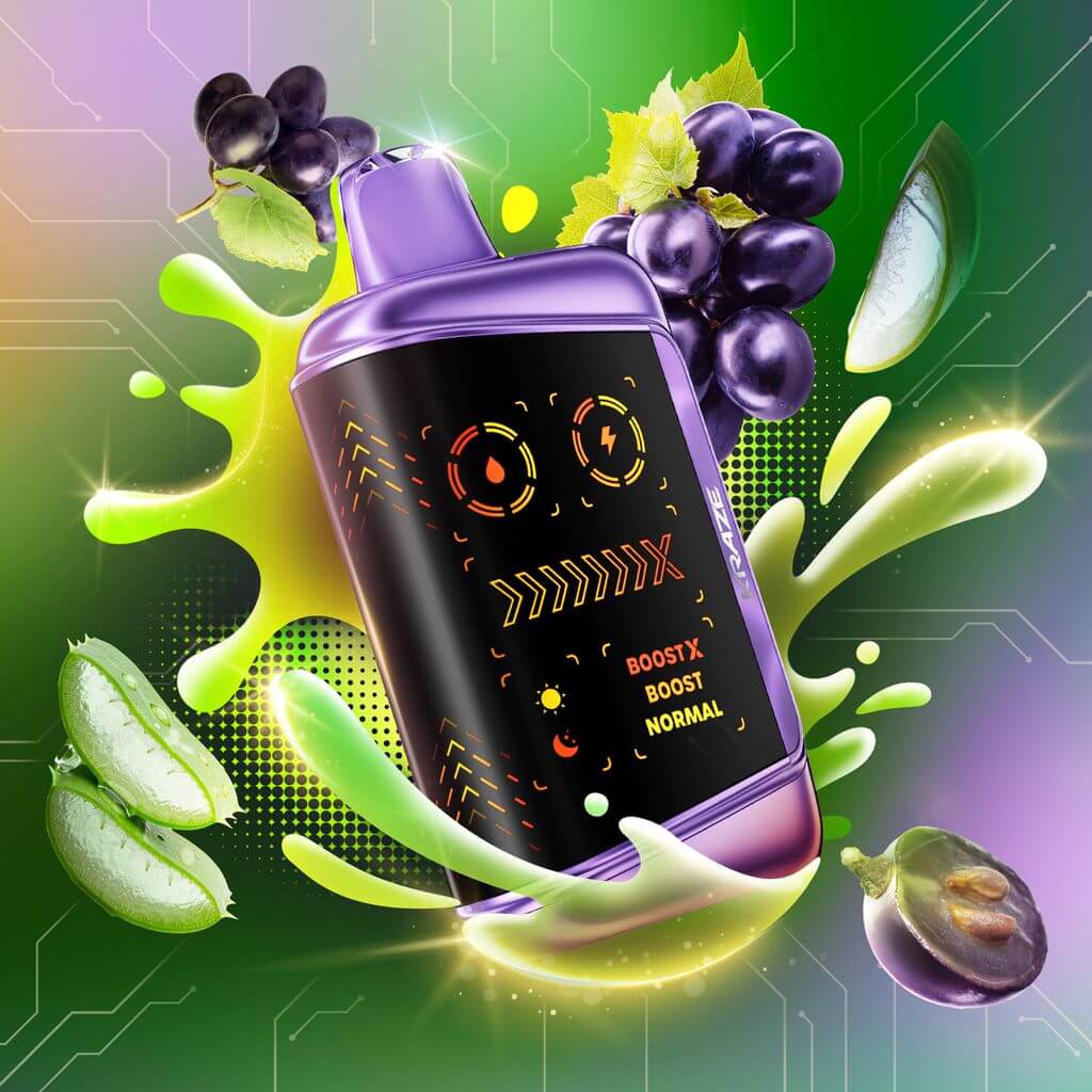 Kraze Mega X - Tangy Aloe Grape