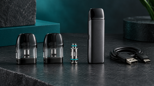 Unbranded replacement pods, coil and pod device for an adult device-fit guide
