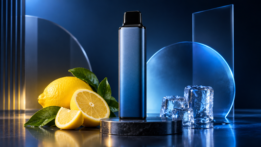 Unbranded high-capacity disposable vape with citrus and ice for an adult Oxbar guide
