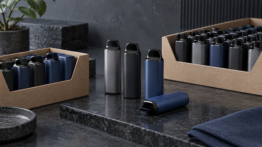 Unbranded disposable vape formats in a bulk-shopping arrangement for adults in Canada