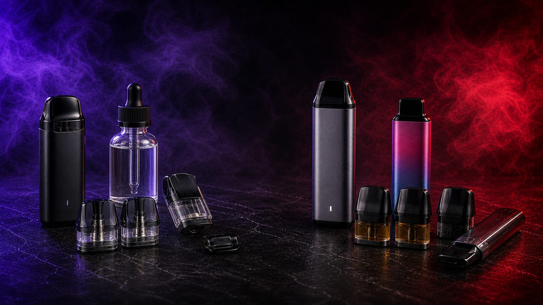 Open vs Closed Pod Vape Canada adult guide featured image for Allstar Vape