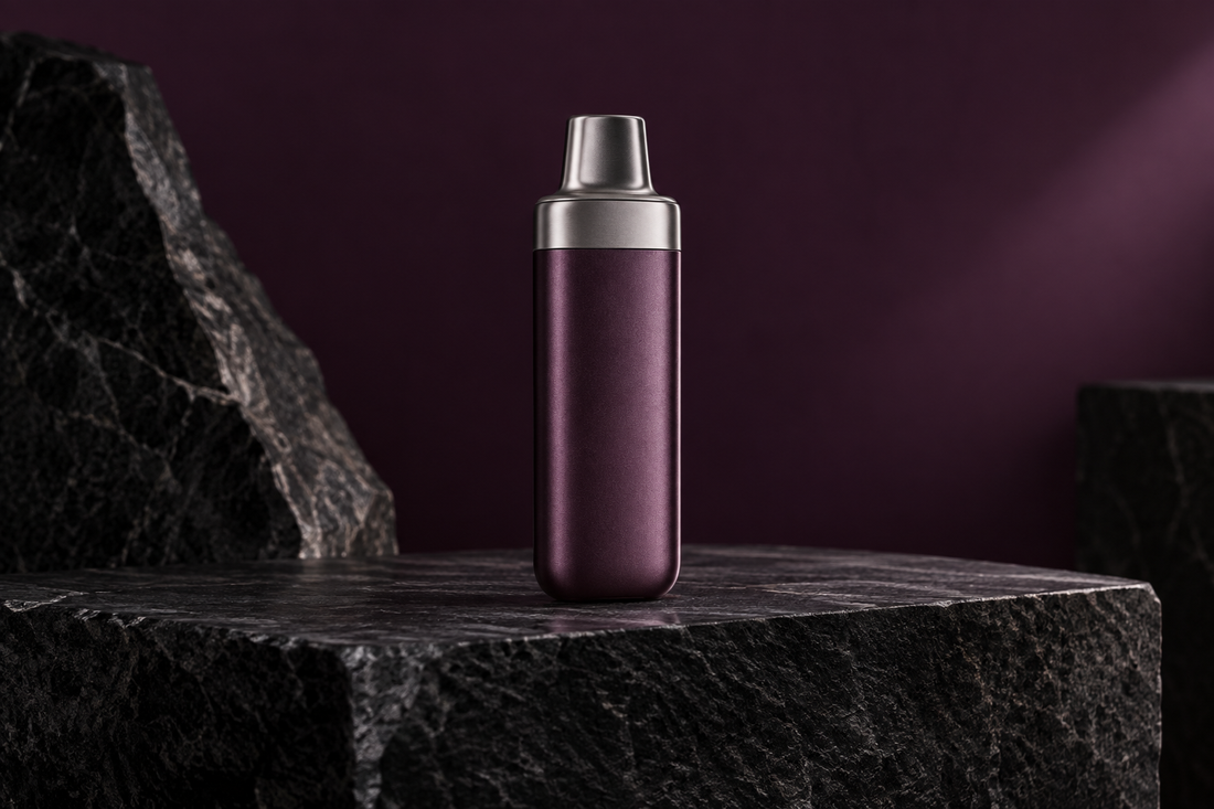 Unbranded compact disposable vape format for an adult Canada brand guide