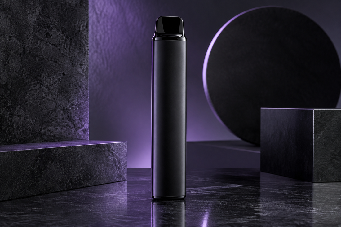 Unbranded tall disposable vape format for an adult guide