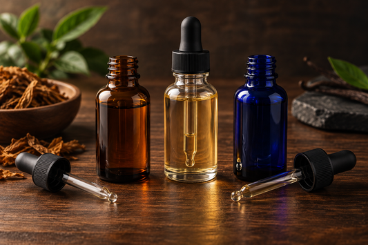 Unbranded e-liquid bottles for an adult comparison guide