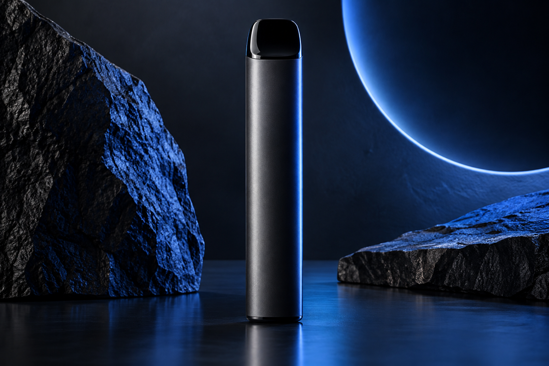 Unbranded tall disposable vape format for an adult guide