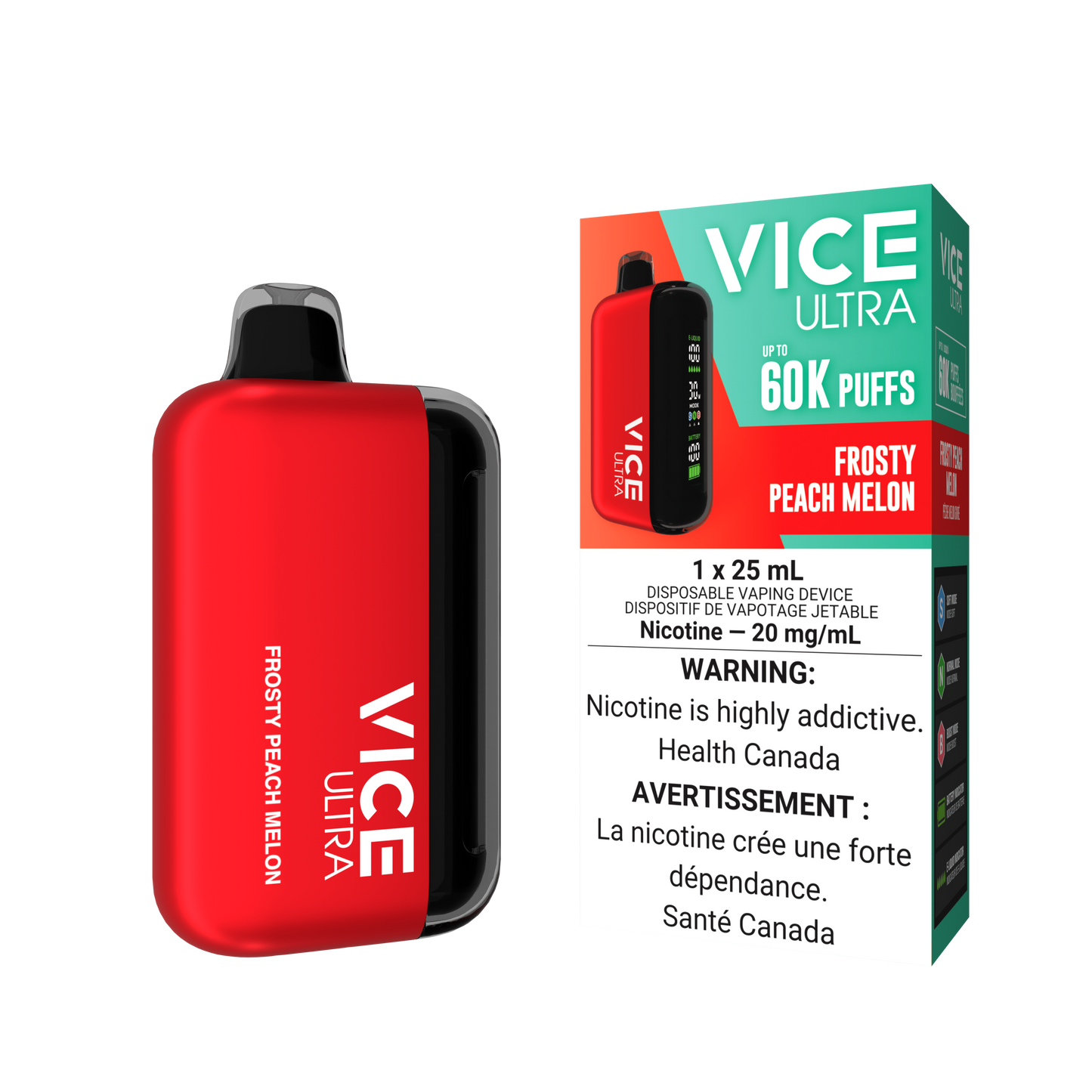 VICE ULTRA 60K - FROSTY PEACH MELON