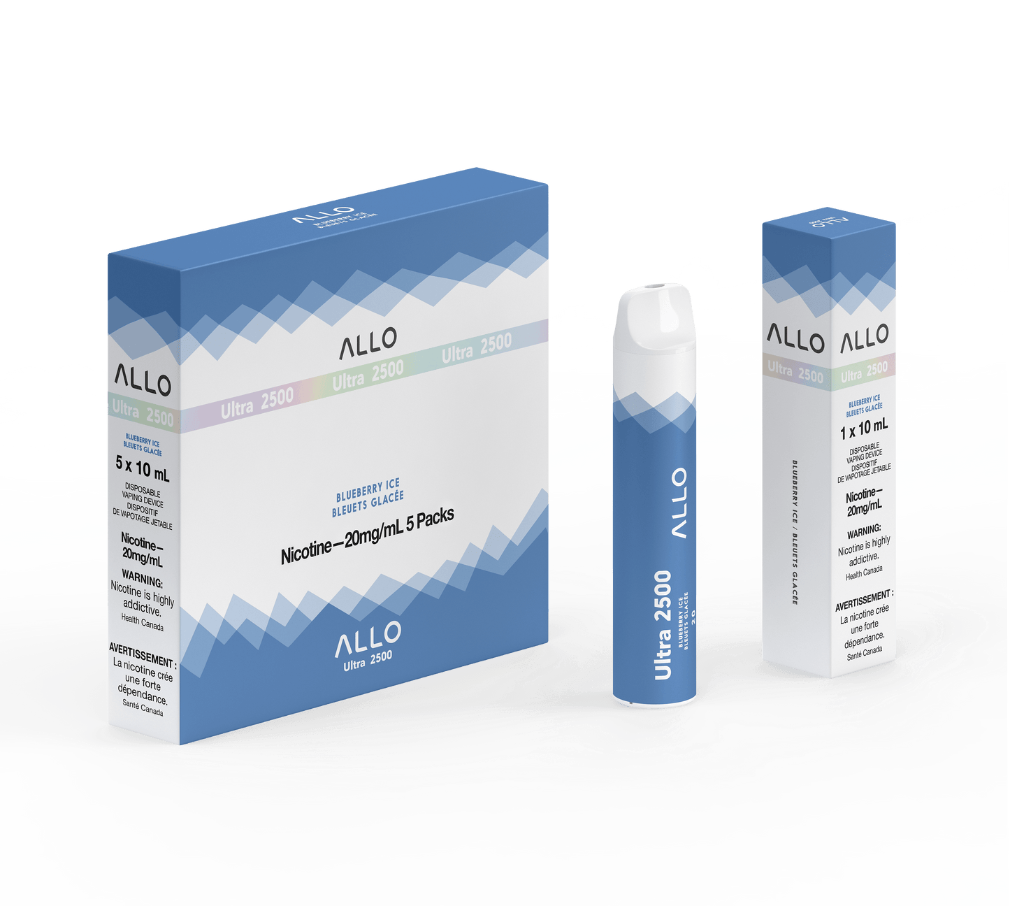 ALLO Blueberry Ice Disposable Vape product image at All Star Vape
