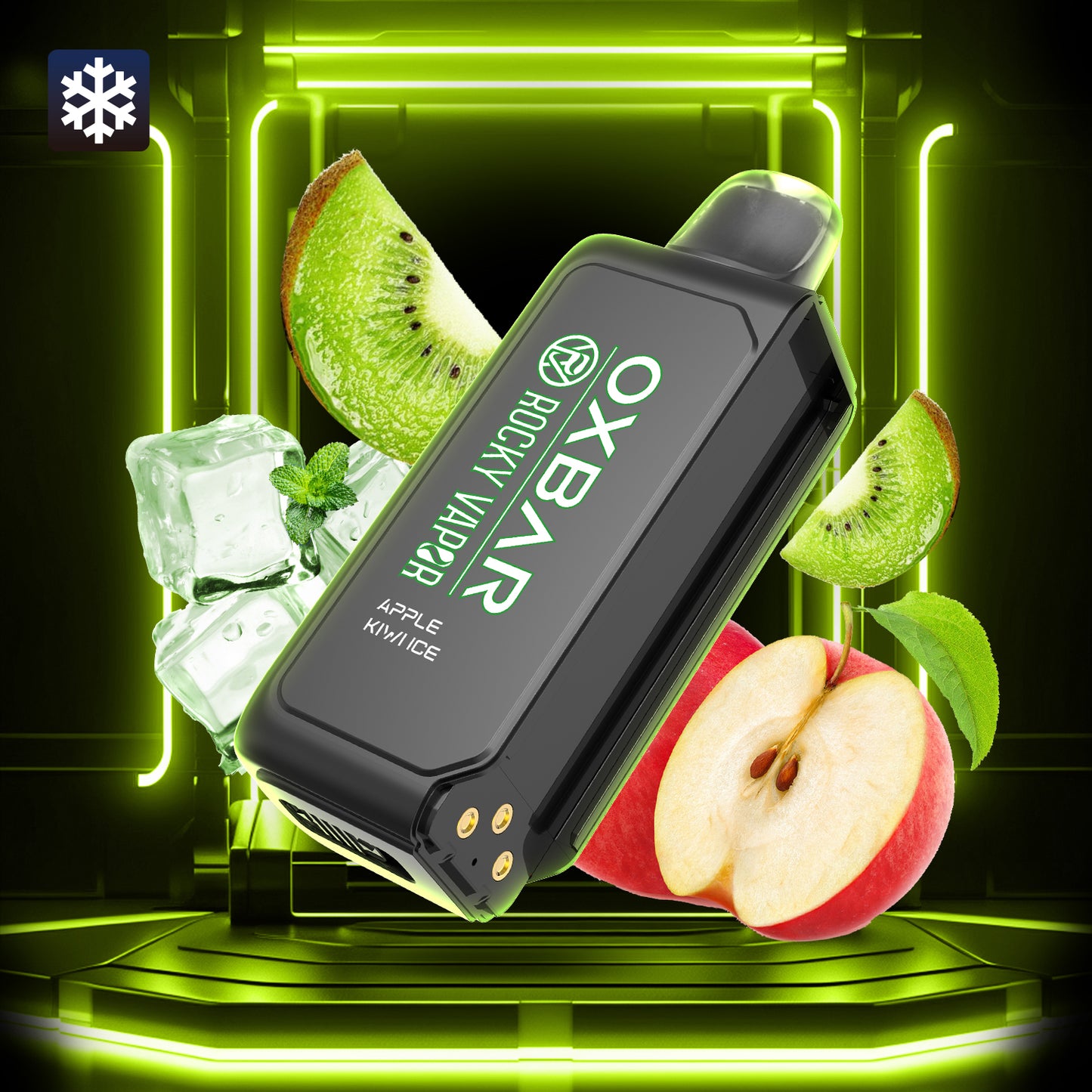 SVOPP ROCKY VAPOR OXBAR- APPLE KIWI ICE