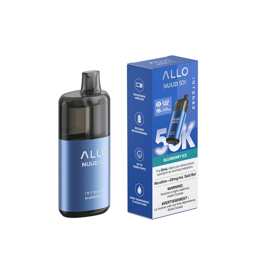 Allo Nuud 50K - Blueberry Ice Disposable Vape