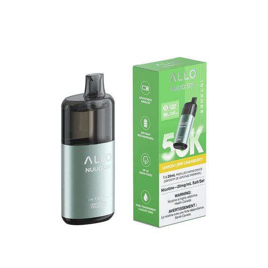 Allo Nuud 50K - Lemon Lime Cranberry Disposable Vape