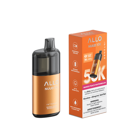 Allo Nuud 50K - Mango Peach Watermelon Disposable Vape