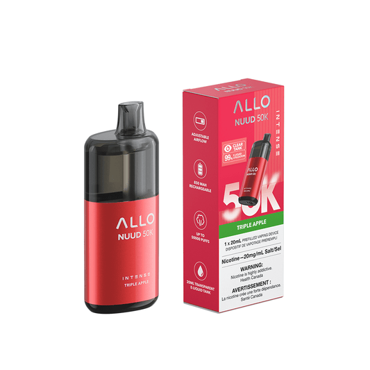 Allo Nuud 50K - Triple Apple Disposable Vape
