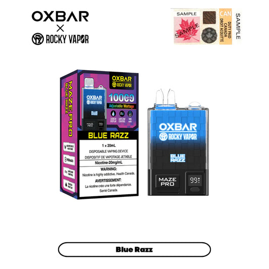 OXBAR MAZE PRO 10K- BLUE RAZZ