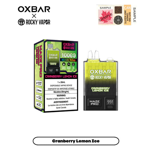 OXBAR MAZE PRO 10K - CRANBERRY LEMON ICE