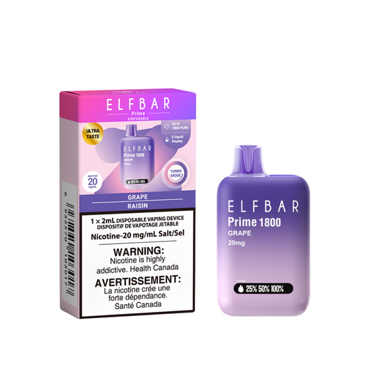 ELF Bar Prime 1800 Grape