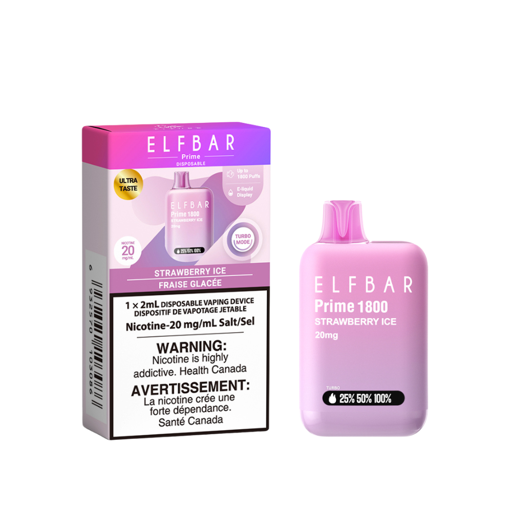 ELF Bar Prime 1800 Strawberry Ice