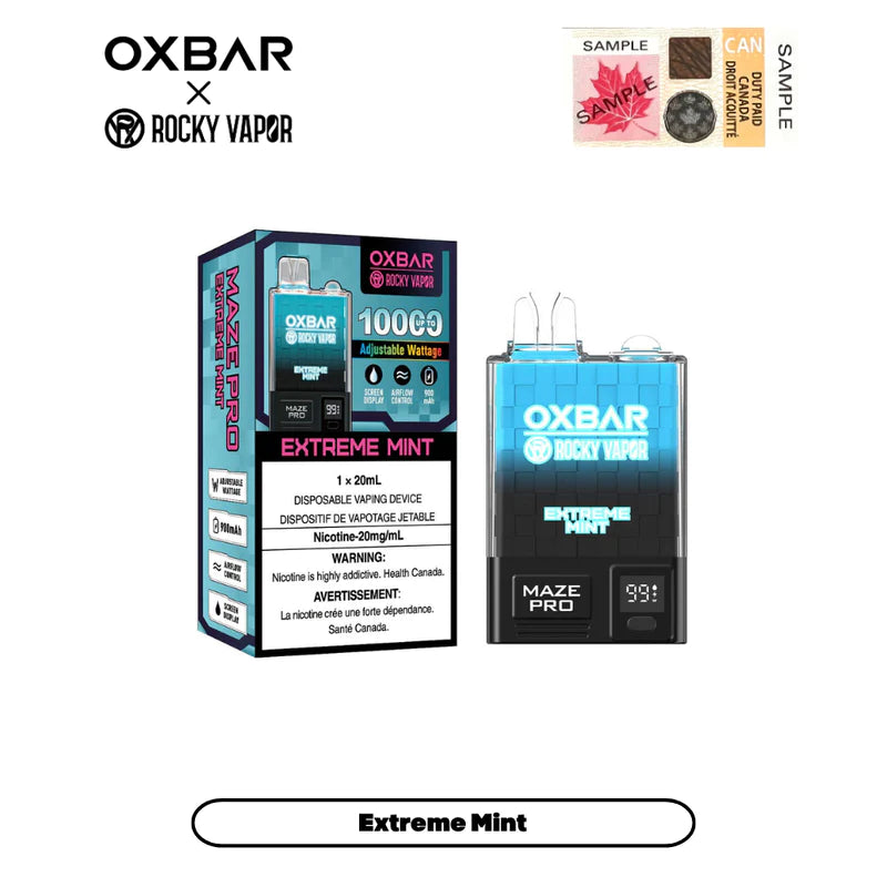 OXBAR MAZE PRO 10K - EXTREME MINT