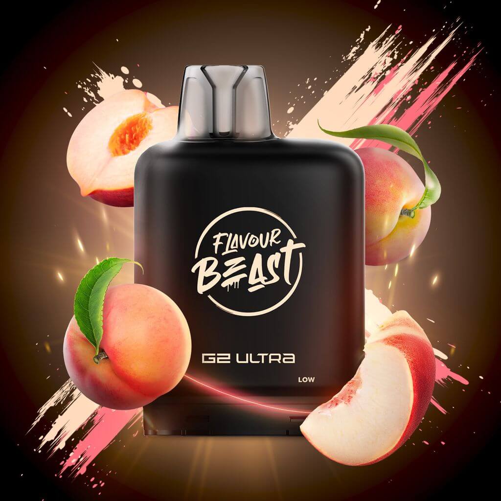 level x flavour beast g2 ultra wicked white peach closed pod canada
