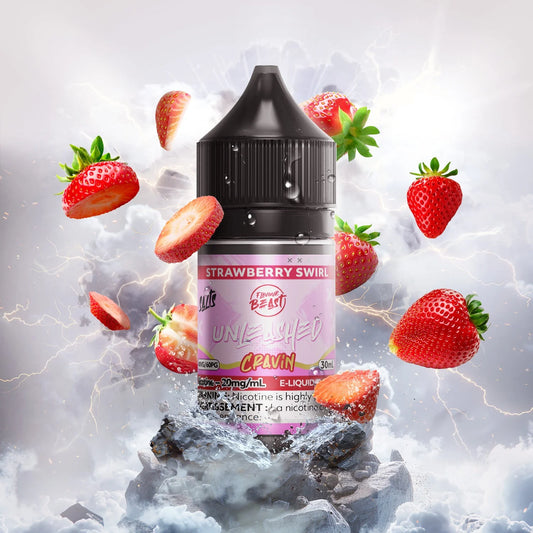 Flavour Beast E-Liquid Unleashed Cravin Strawberry Swirl