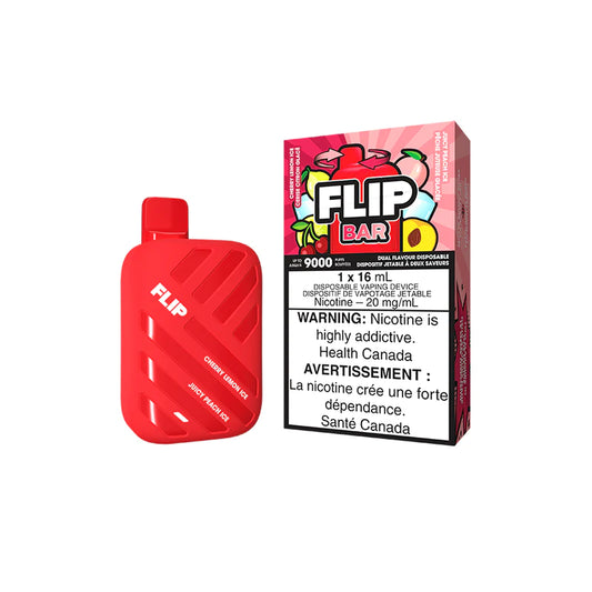 FLIP BAR DISPOSABLE - CHERRY LEMON ICE AND JUICY PEACH ICE