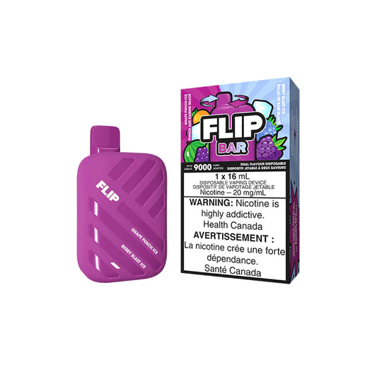 FLIP BAR DISPOSABLE - GRAPE PUNCH ICE AND BERRY BLAST ICE