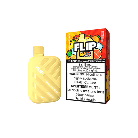 FLIP BAR DISPOSABLE - MANGO PINEAPPLE ICE AND ORANGE ICE