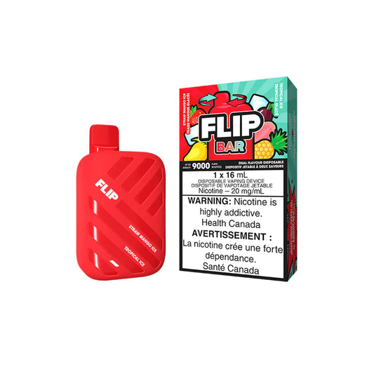 FLIP BAR DISPOSABLE - STRAW MANGO ICE AND TROPICAL ICE