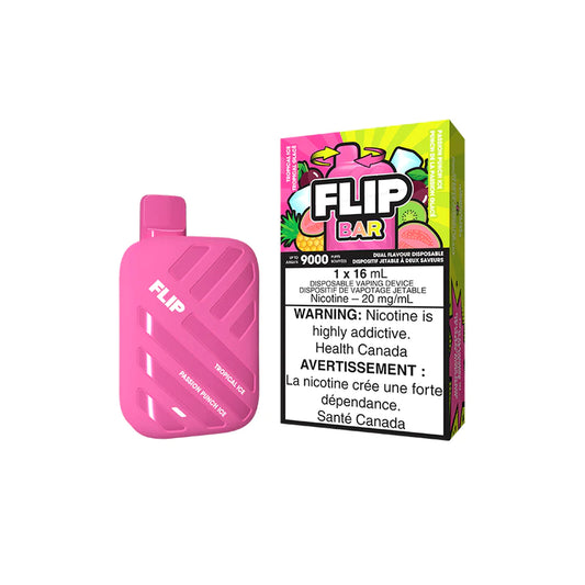 FLIP BAR DISPOSABLE - TROPICAL ICE AND PASSION PUNCH ICE