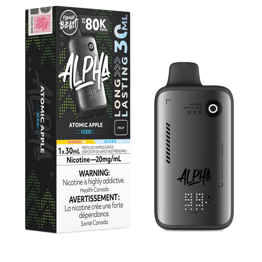 Flavor Beast ALPHA - Atomic Apple Iced Disposable Vape