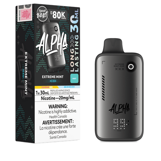 Flavor Beast ALPHA - Extreme Mint Disposable Vape