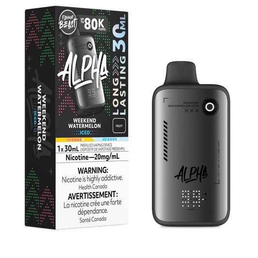 Flavor Beast ALPHA - Weekend Watermelon Iced Disposable Vape