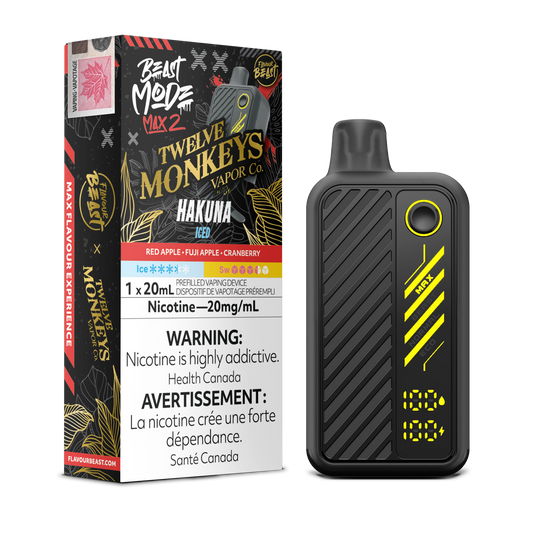 Flavour Beast Max 2x12M Hakuna Iced Vape product image at All Star Vape