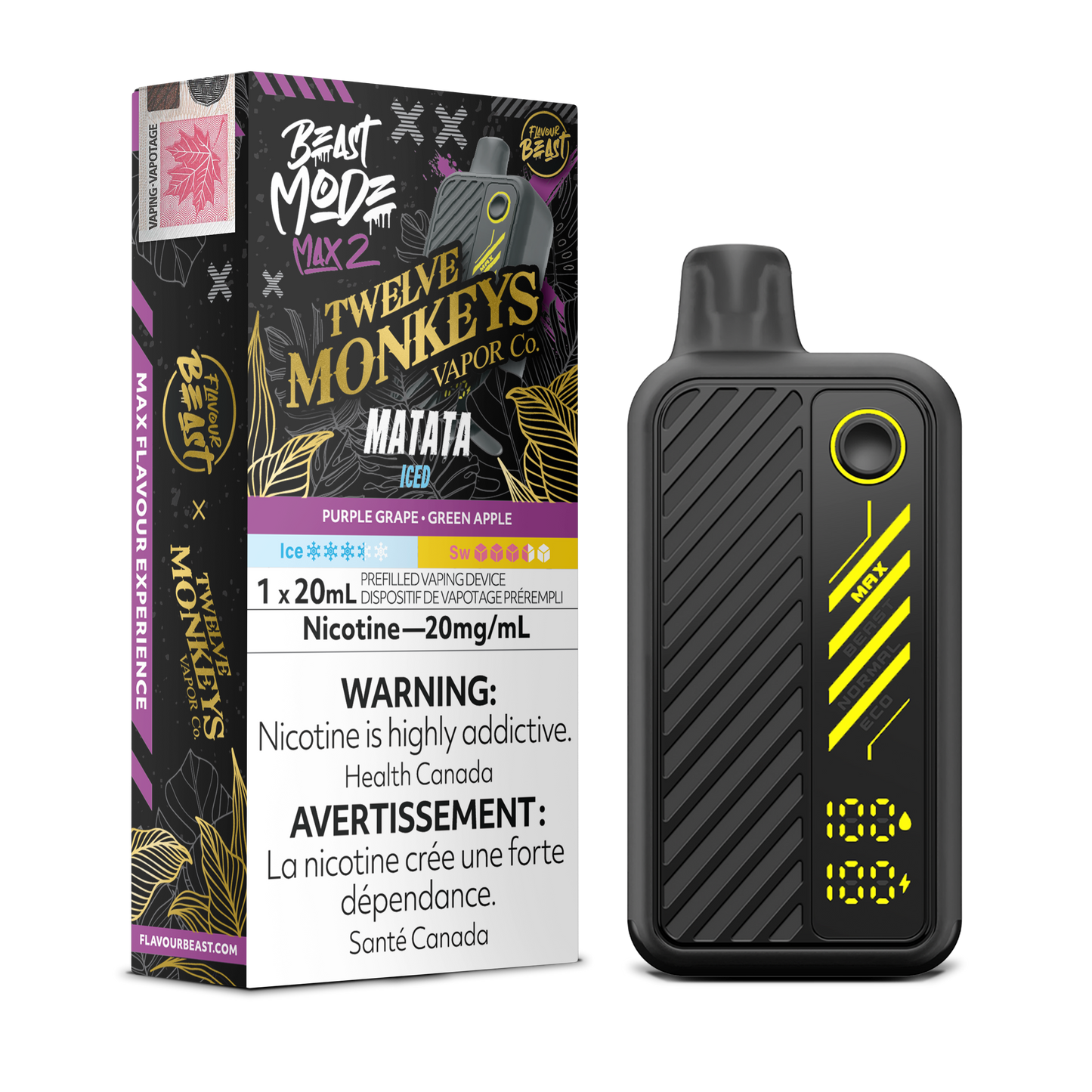 Flavour Beast Max 2x12M Matata Iced Vape product image at All Star Vape