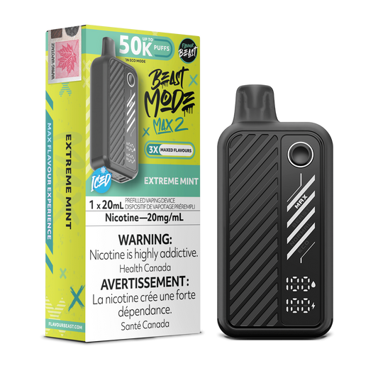 Flavour Beast Beast Mode Max 2 Extreme Mint Disposable Vape product image at All Star Vape