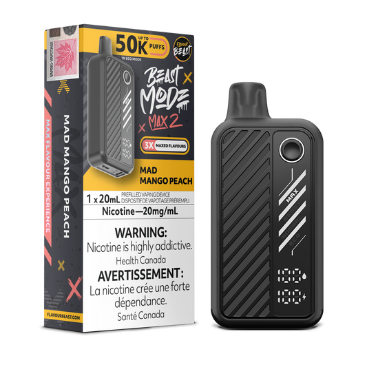 Flavour Beast Max 2 Mad Mango Peach Vape product image at All Star Vape