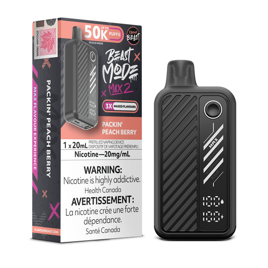 Flavour Beast Max 2 Packin' Peach Berry Vape product image at All Star Vape