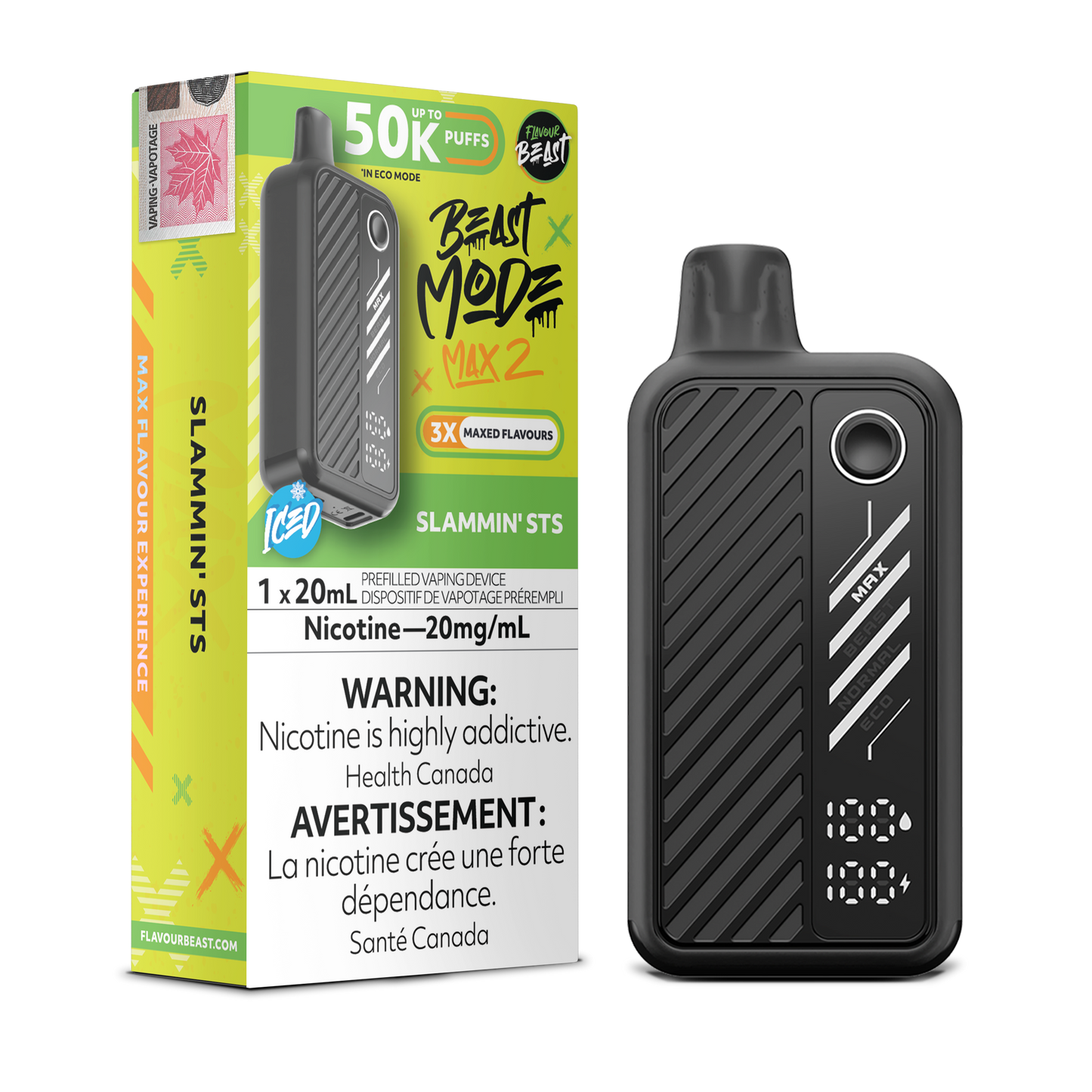 Flavour Beast Beast Mode Max 2 Slammin' STS Disposable Vape product image at All Star Vape