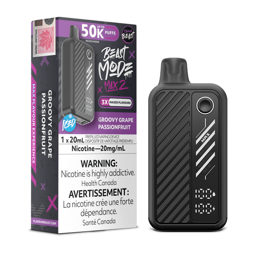 Flavour Beast Beast Mode Max 2 Groovy Grape Passionfruit