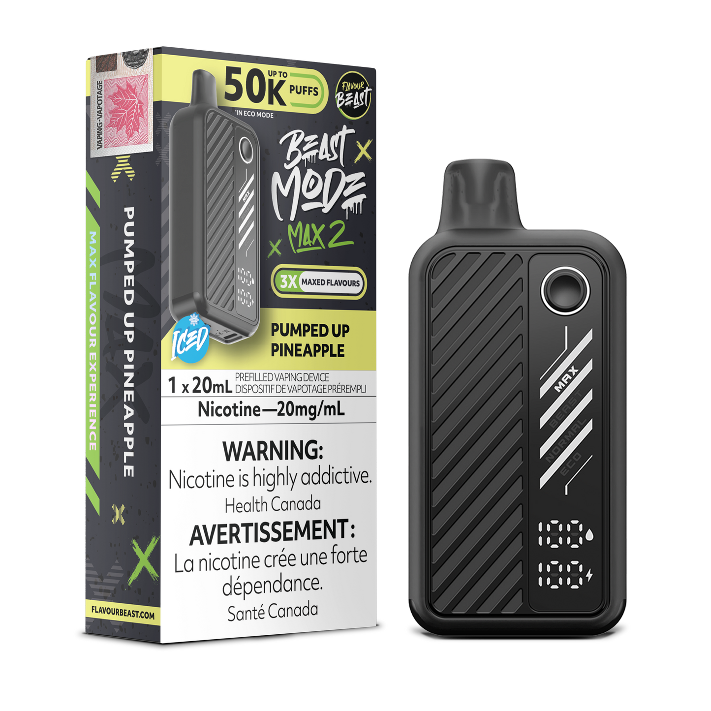 Flavour Beast Max 2 Pumped Up Pineapple Vape