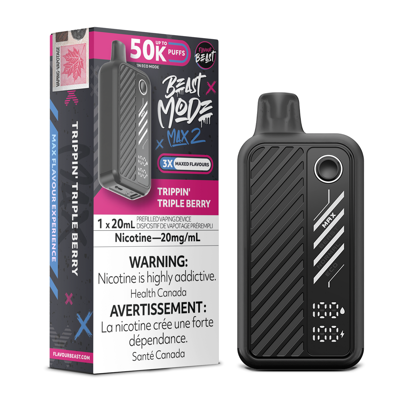 Flavour Beast Max 2 Trippin' Triple Berry Vape
