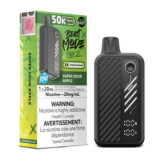 Flavour Beast Max 2 Super Sour Apple Vape product image at All Star Vape