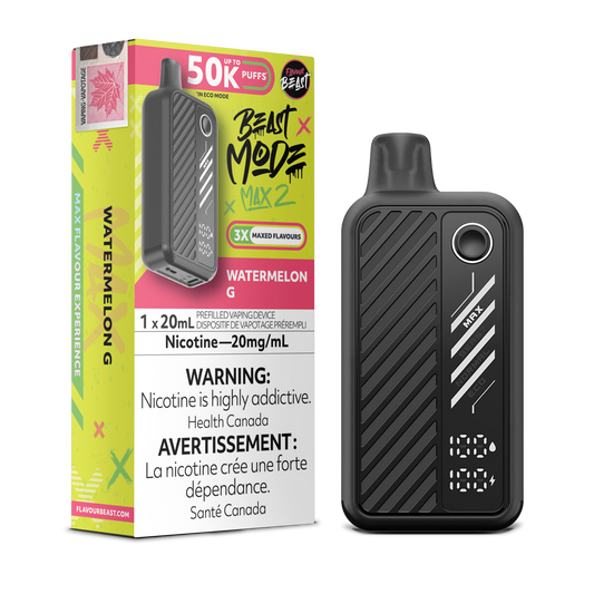 Flavour Beast Beast Mode Max 2 Watermelon G Disposable Vape product image at All Star Vape