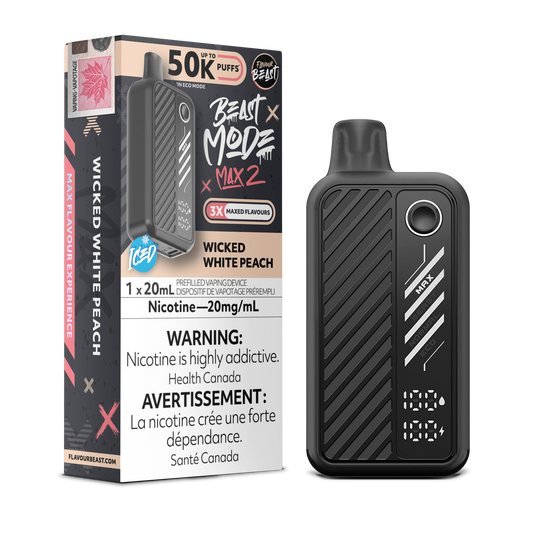 Flavour Beast Max 2 Wicked White Peach Vape product image at All Star Vape