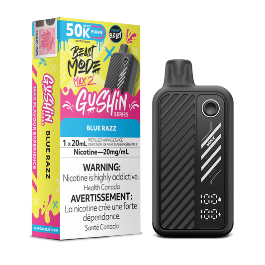 Flavour Beast Max 2 Gushin Blue Razz Vape product image at All Star Vape