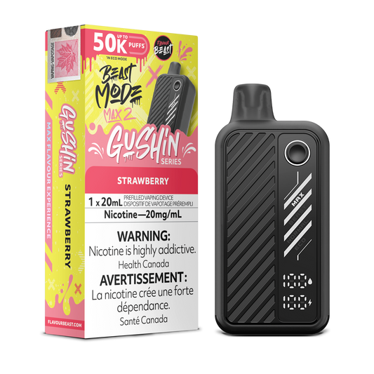 Flavour Beast Max 2 Gushin Strawberry Vape product image at All Star Vape
