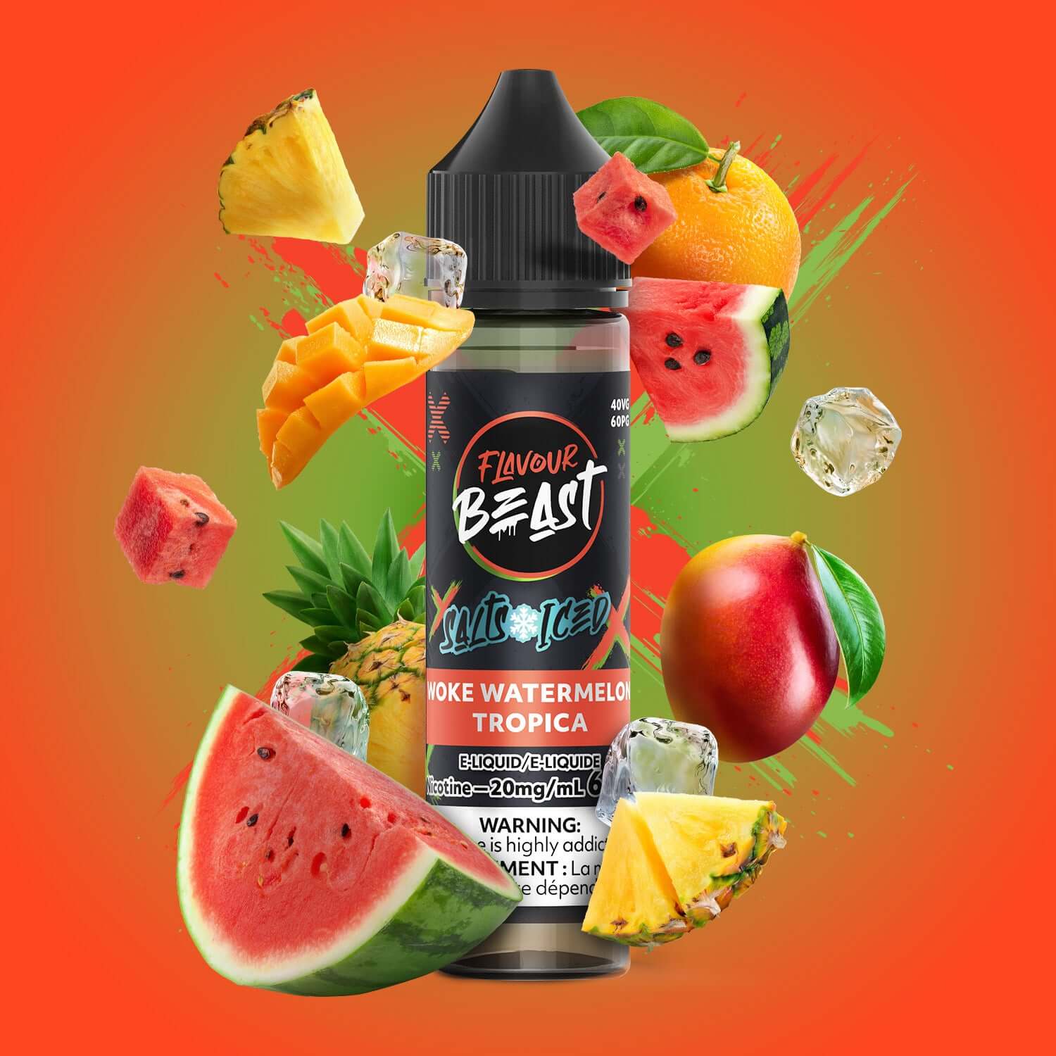 Flavour Beast- Woke Watermelon Tropica E-Liquid product image at All Star Vape